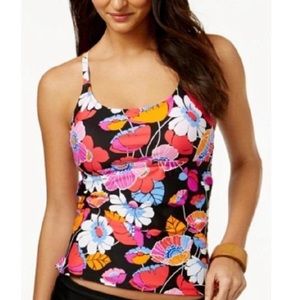 Island escape tankini strappy Tank